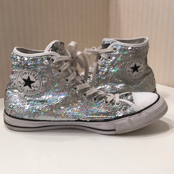 holographic converse high tops